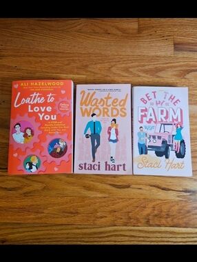 Romance Novels 3 Book Bundle by Ali Hazelwood & Staci Hart